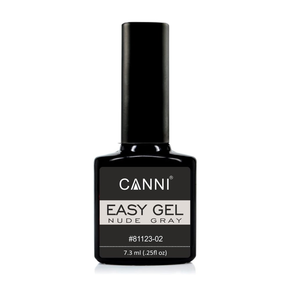 Гель для нарощування та зміцнення нігтів Canni Easy Gel 02 Nude Gray, 7.3 мл